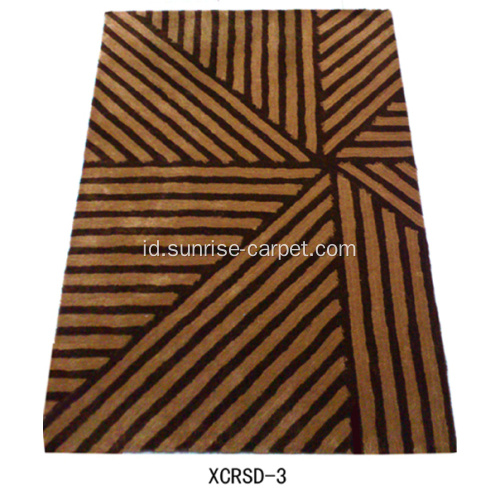 Tipis Microfiber Dan Sutra Shaggy Desain